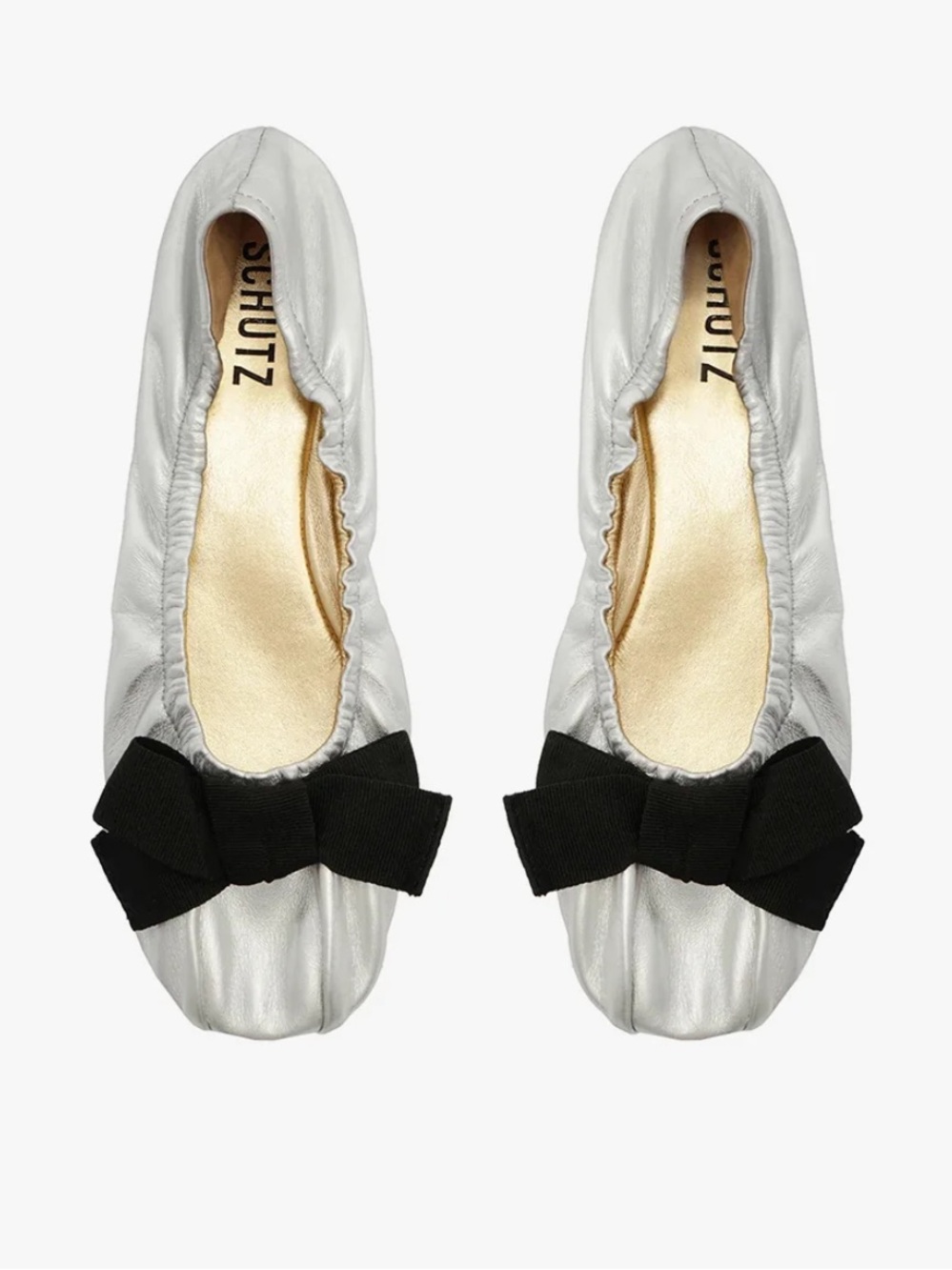 Schutz Suzanne Leather Ballet Flats - 11